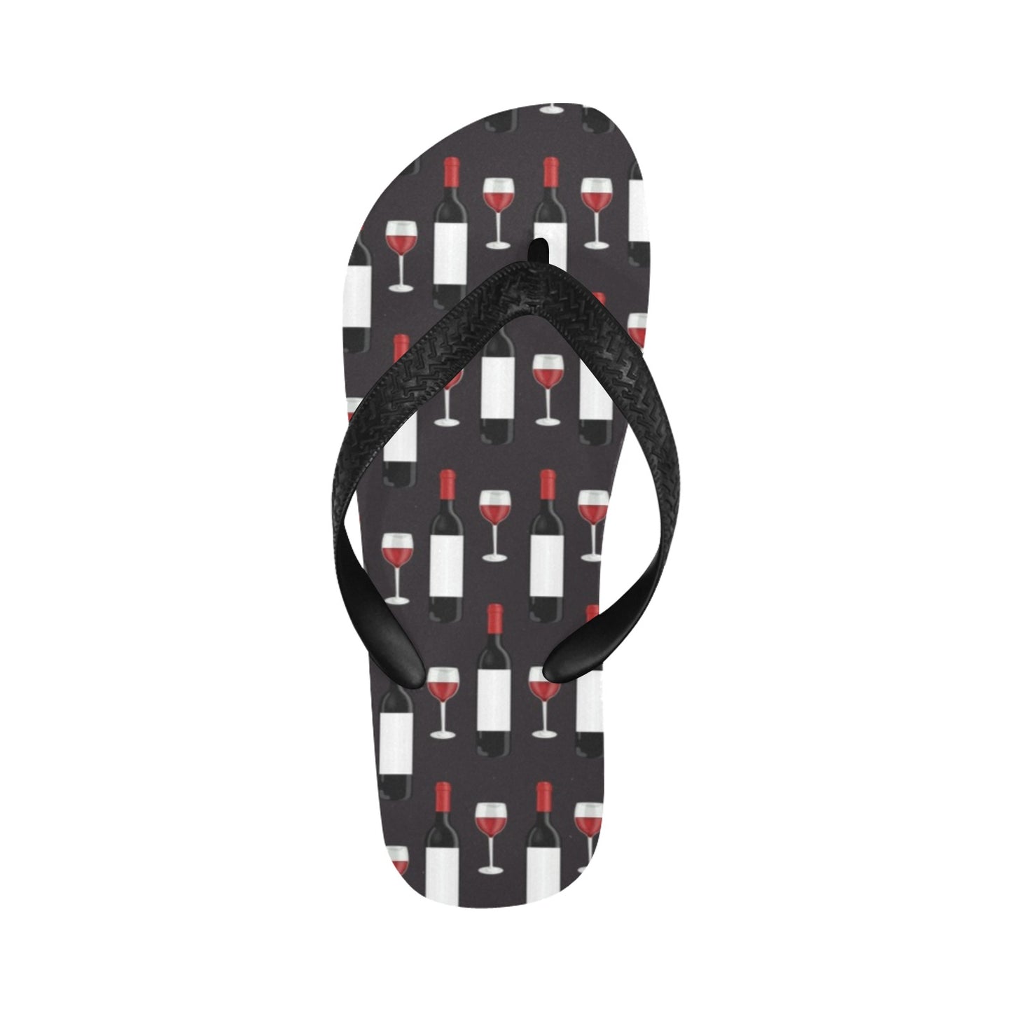 Wine Print Design LKS309 Flip Flops