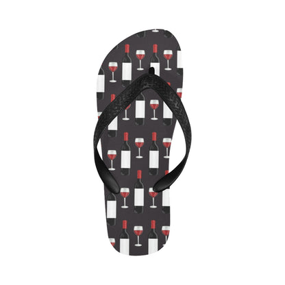 Wine Print Design LKS309 Flip Flops
