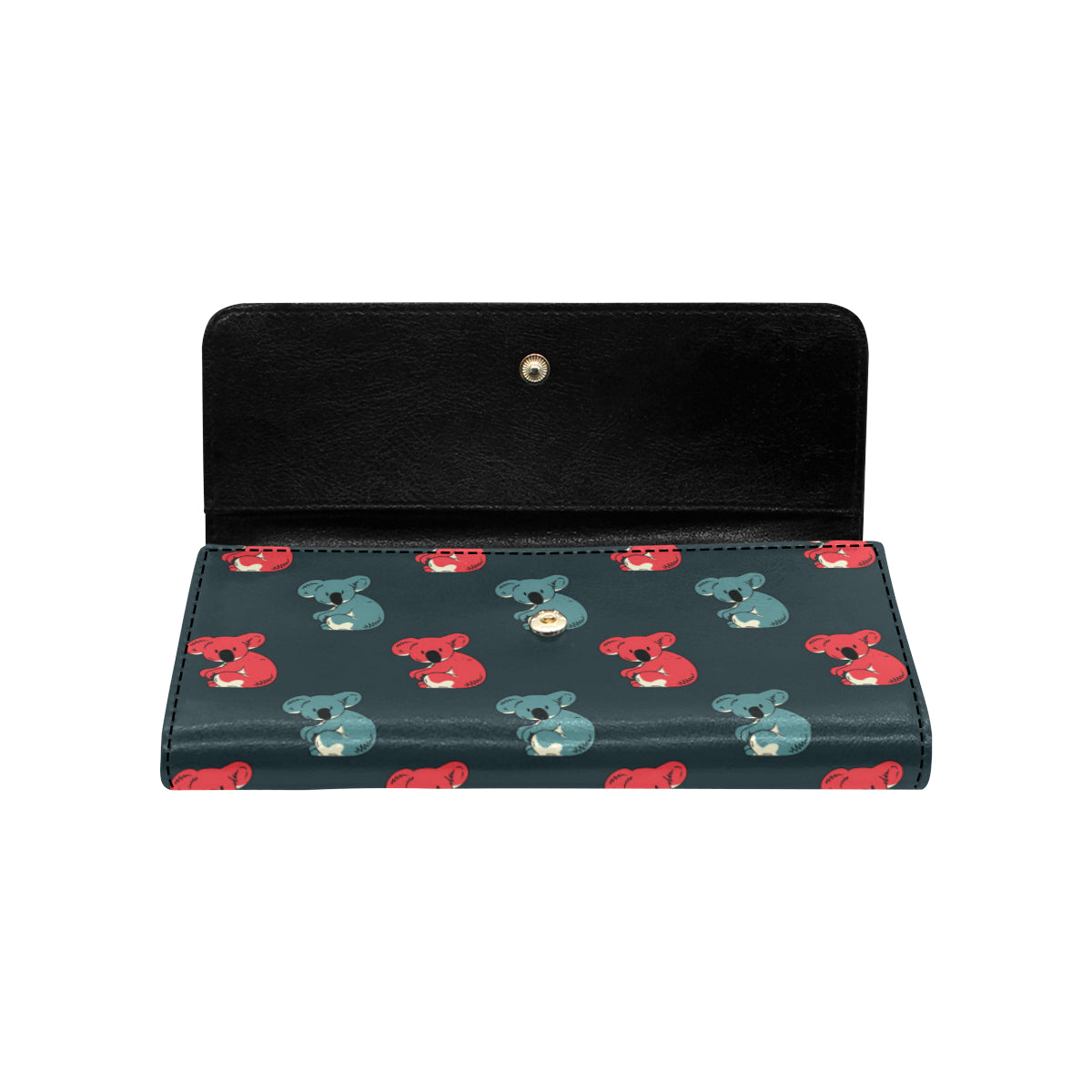 Koala Pattern Print Design 02 Women's Trifold Wallet