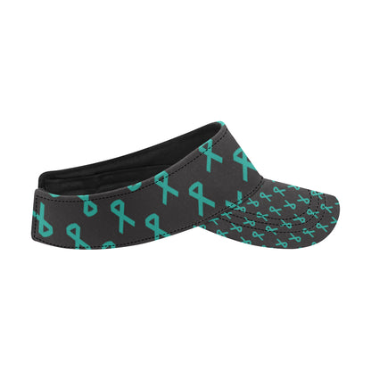 Ovarian cancer Pattern Print Design A01 Unisex Sun Visor