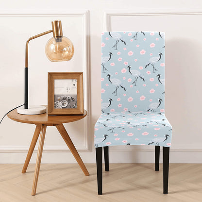 Sakura Bird Print Design LKS304 Dining Chair Slipcover