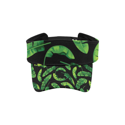 Banana Leaf Pattern Print Design BL02 Unisex Sun Visor