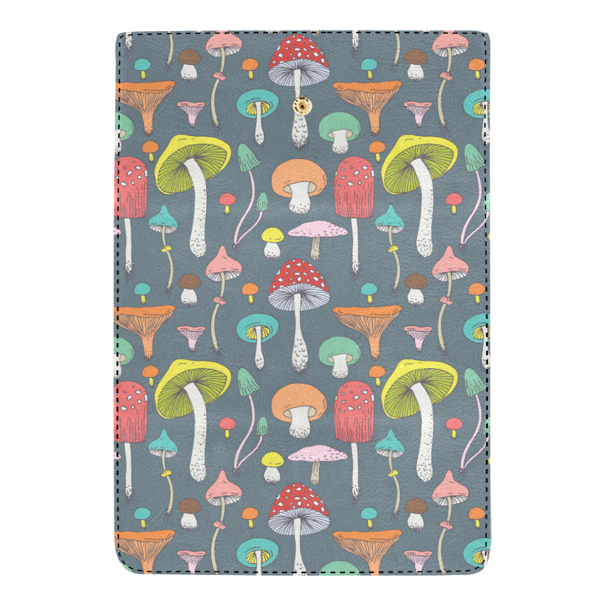 Mushroom Pattern Print Design A03 Women's Trifold Wallet