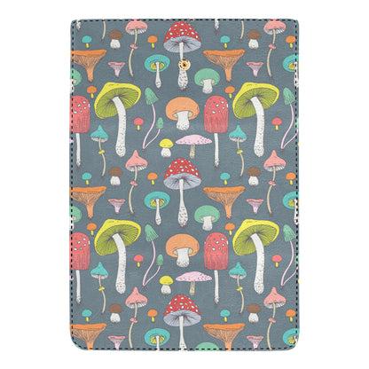 Mushroom Pattern Print Design A03 Women's Trifold Wallet