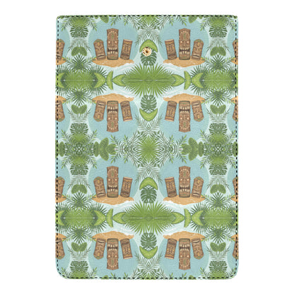 Tiki Wood Island Women's Trifold Wallet