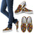 Steampunk Bird Design Themed Print Men Slip Ons Shoes