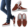 Holiday Tartan Plaid Pattern Men Slip Ons Shoes