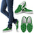 Shamrock Design Print Men Slip Ons Shoes