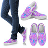 Psychedelic Trippy Mushroom Print Men Slip Ons Shoes