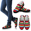 Serape Pattern Men Slip Ons Shoes