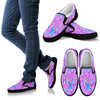 Psychedelic Trippy Mushroom Print Men Slip Ons Shoes