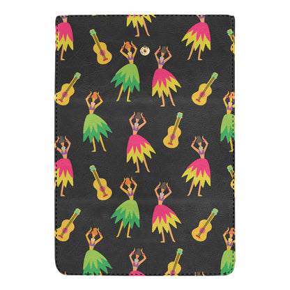 Hula Dancers Hawaiian Girl Pattern Print Design 03 Women's Trifold Wallet