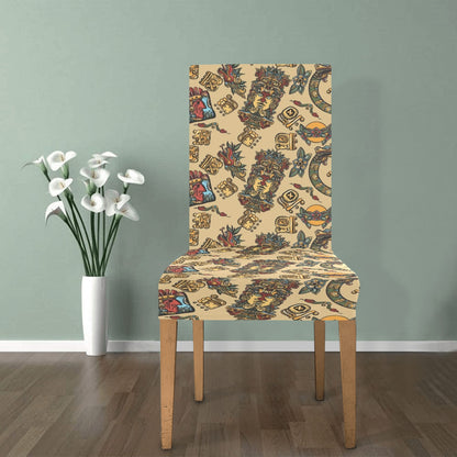 Totem Print Design LKS305 Dining Chair Slipcover