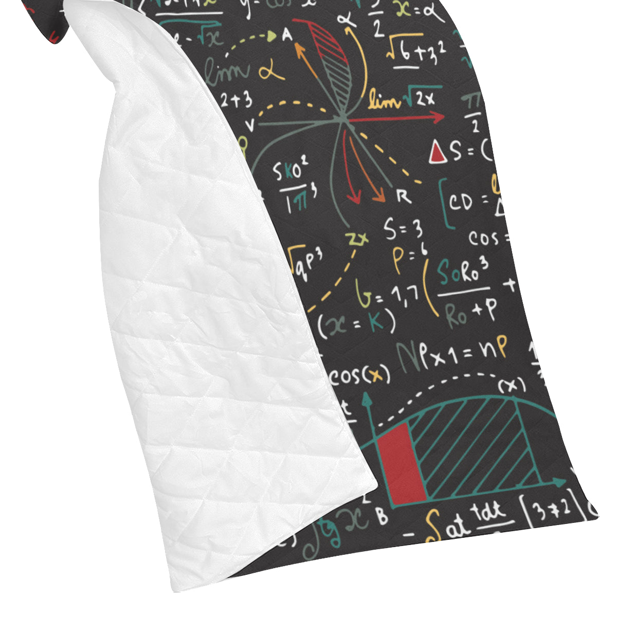 Math Pattern Print Design 04 Premium Quilt