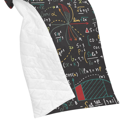 Math Pattern Print Design 04 Premium Quilt