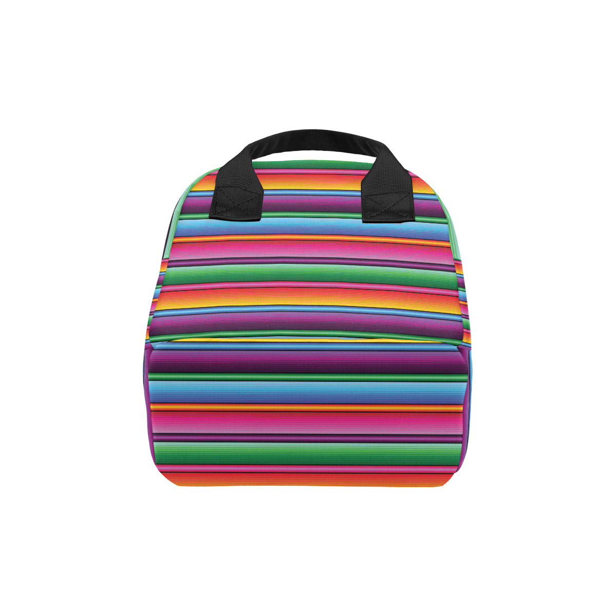 Mexican Blanket Colorful Print Pattern Insulated Lunch Bag