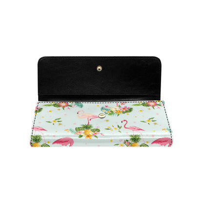 Flamingo Sweet Pattern Women's Trifold Wallet