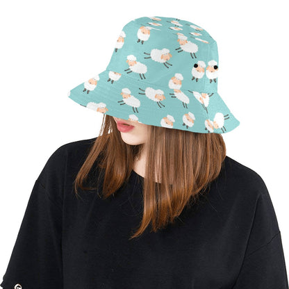 Sheep Print Design LKS406 Unisex Bucket Hat