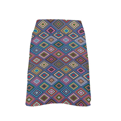 Southwestern Design 17" Golf & Pickleball Skort with Pockets