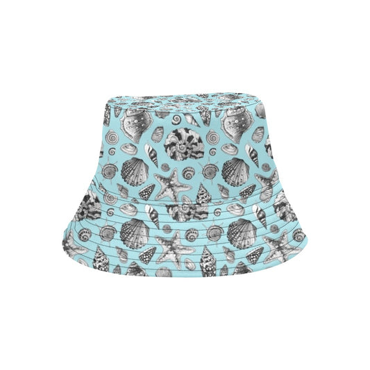 Seashell Beach Print Design LKS302 Unisex Bucket Hat