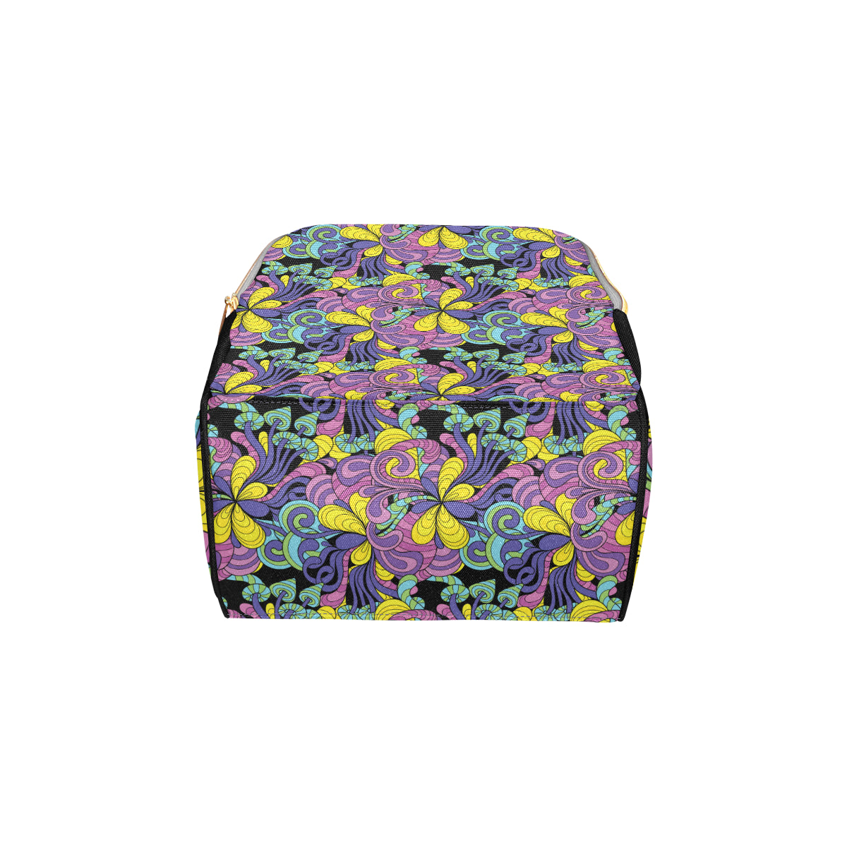 Psychedelic Pattern Print Design A04 Diaper Bag Backpack