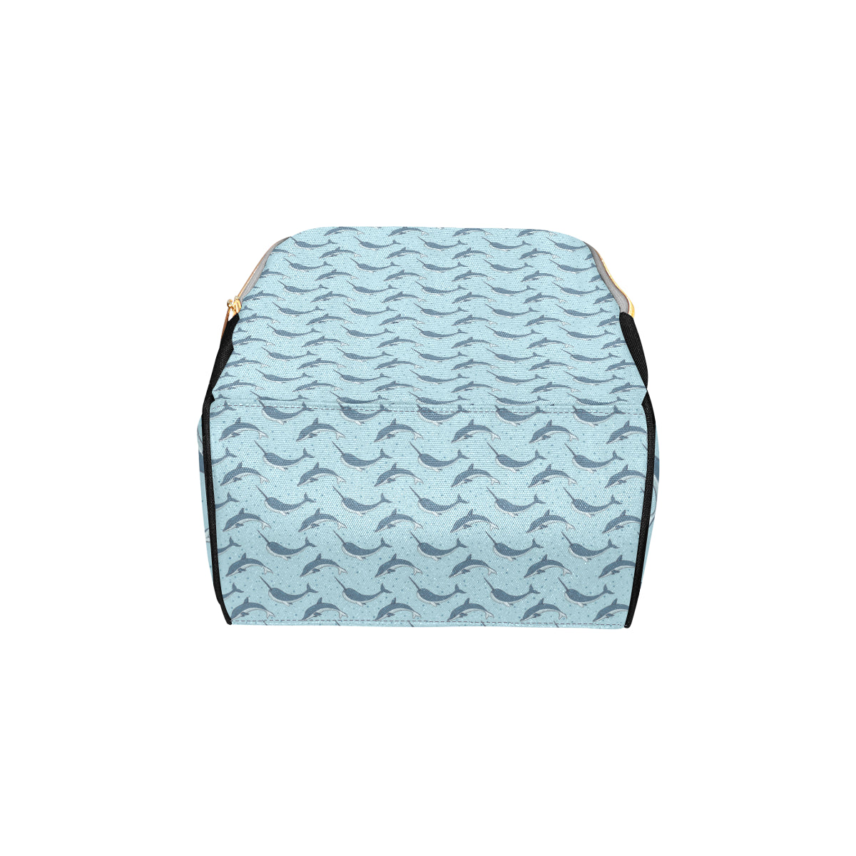 Narwhal Dolphin Print Diaper Bag Backpack