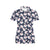 Swan Print Design LKS403 Women's Polo Shirt