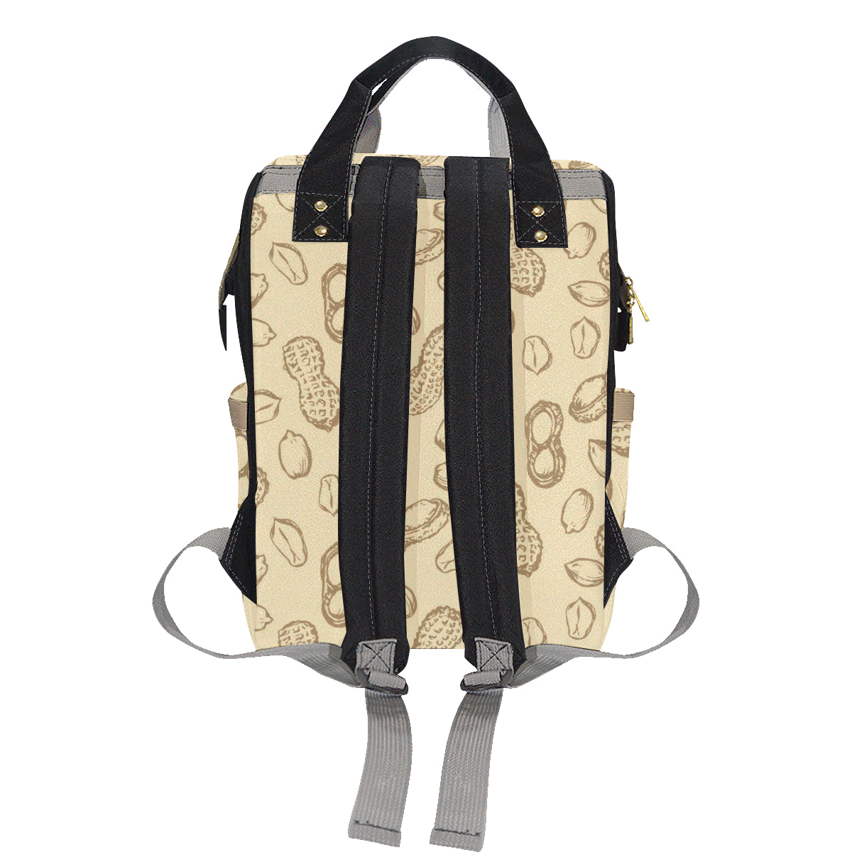 Peanut Pattern Print Design A02 Diaper Bag Backpack