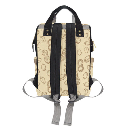 Peanut Pattern Print Design A02 Diaper Bag Backpack
