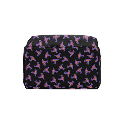 Witch Hat Print Design LKS304 Diaper Bag Backpack