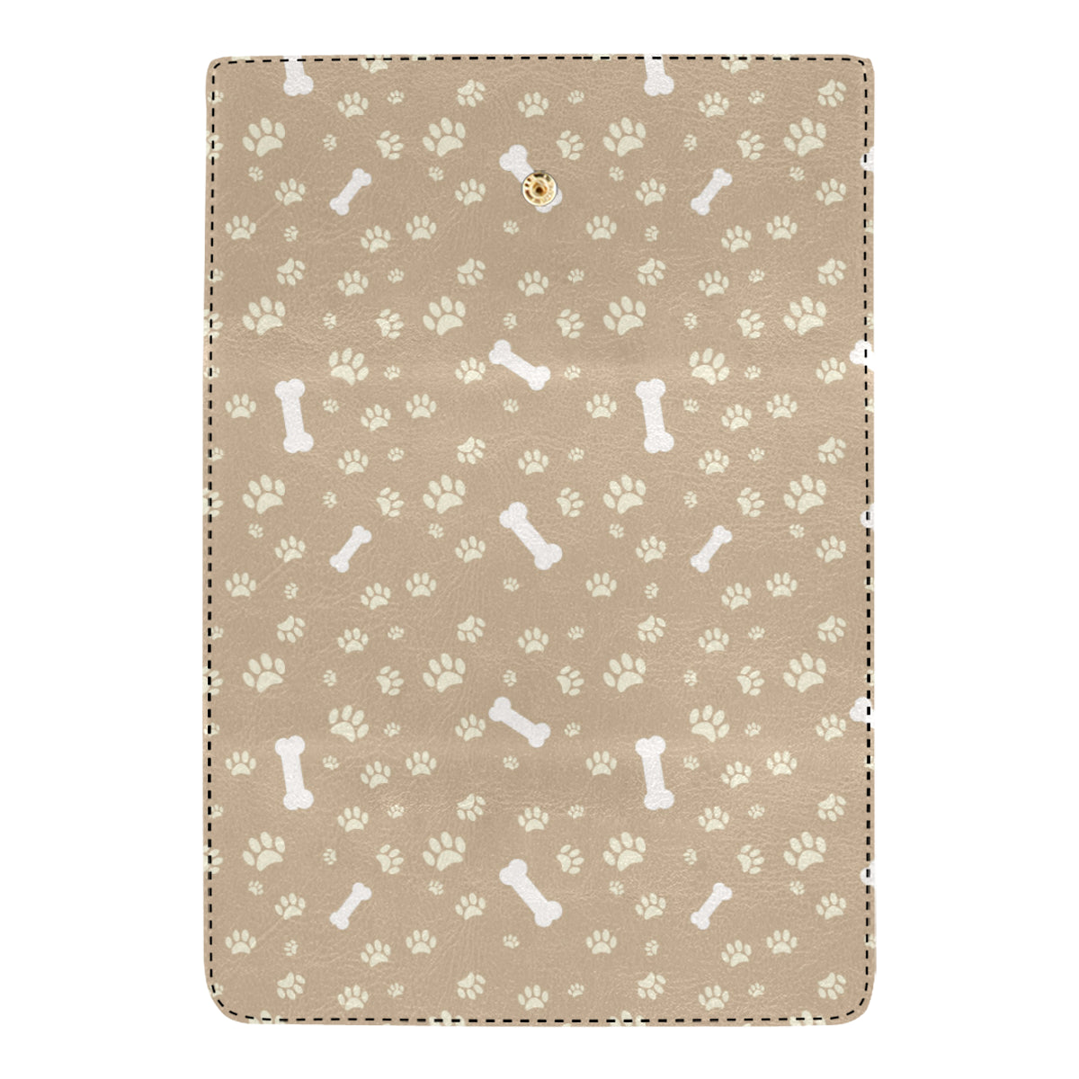 Dog Bone Paw Pattern Print Design 01 Women's Trifold Wallet