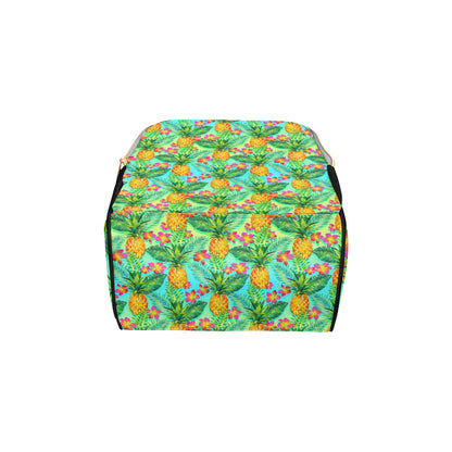 Pineapple Pattern Print Design PP010 Diaper Bag Backpack