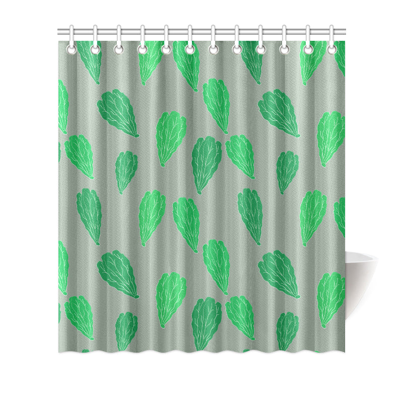 Lettuce Pattern Print Design 02 Shower Curtain