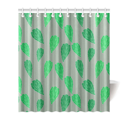 Lettuce Pattern Print Design 02 Shower Curtain