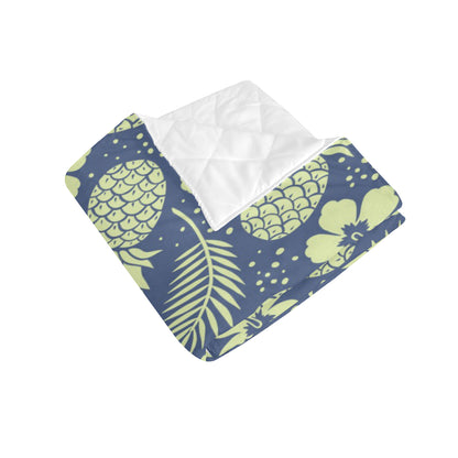 Pineapple Pattern Print Design PP07 Premium Quilt