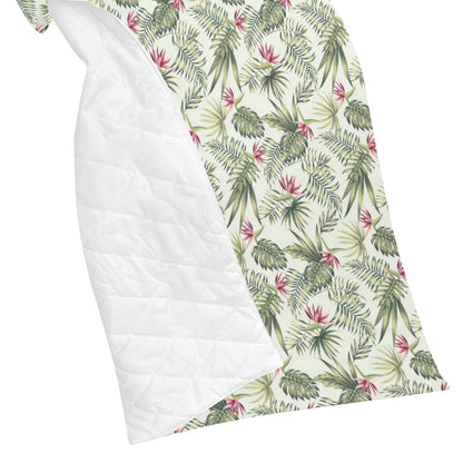Bird Of Paradise Pattern Print Design 04 Premium Quilt