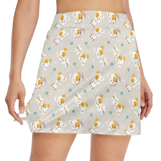 Russell Terriers Print Design LKS306 17" Golf & Pickleball Skort with Pockets