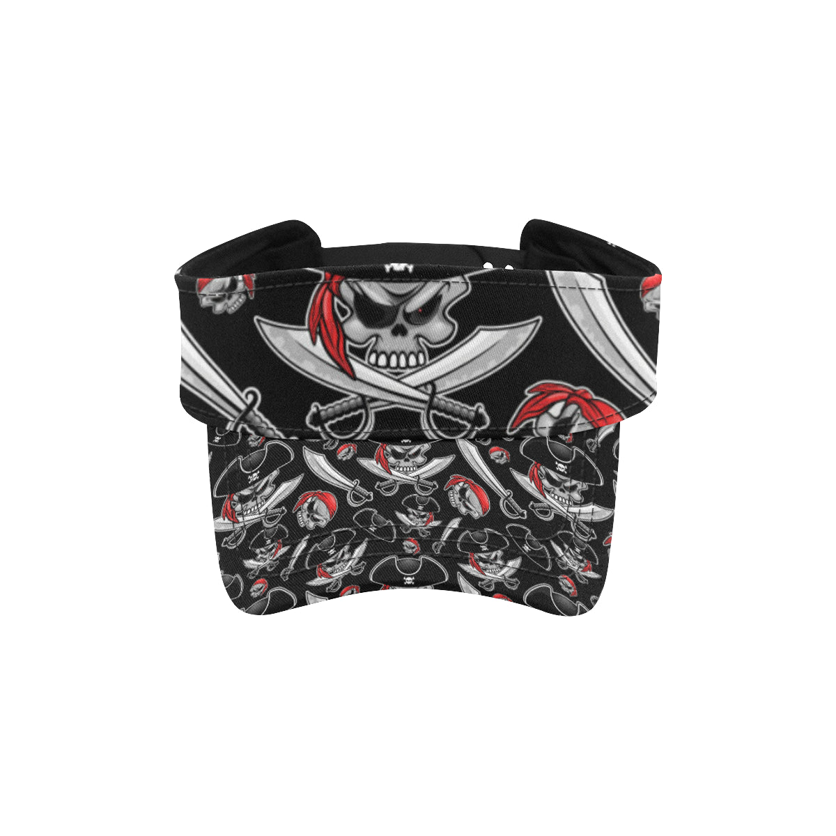 Pirate Pattern Print Design A05 Unisex Sun Visor