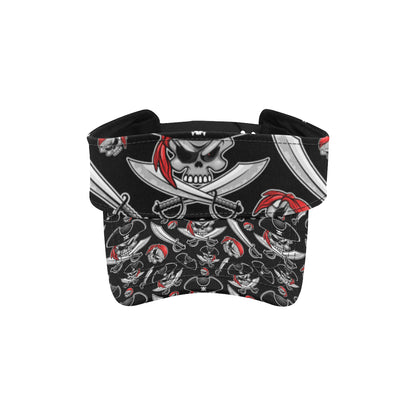 Pirate Pattern Print Design A05 Unisex Sun Visor