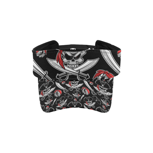 Pirate Pattern Print Design A05 Unisex Sun Visor