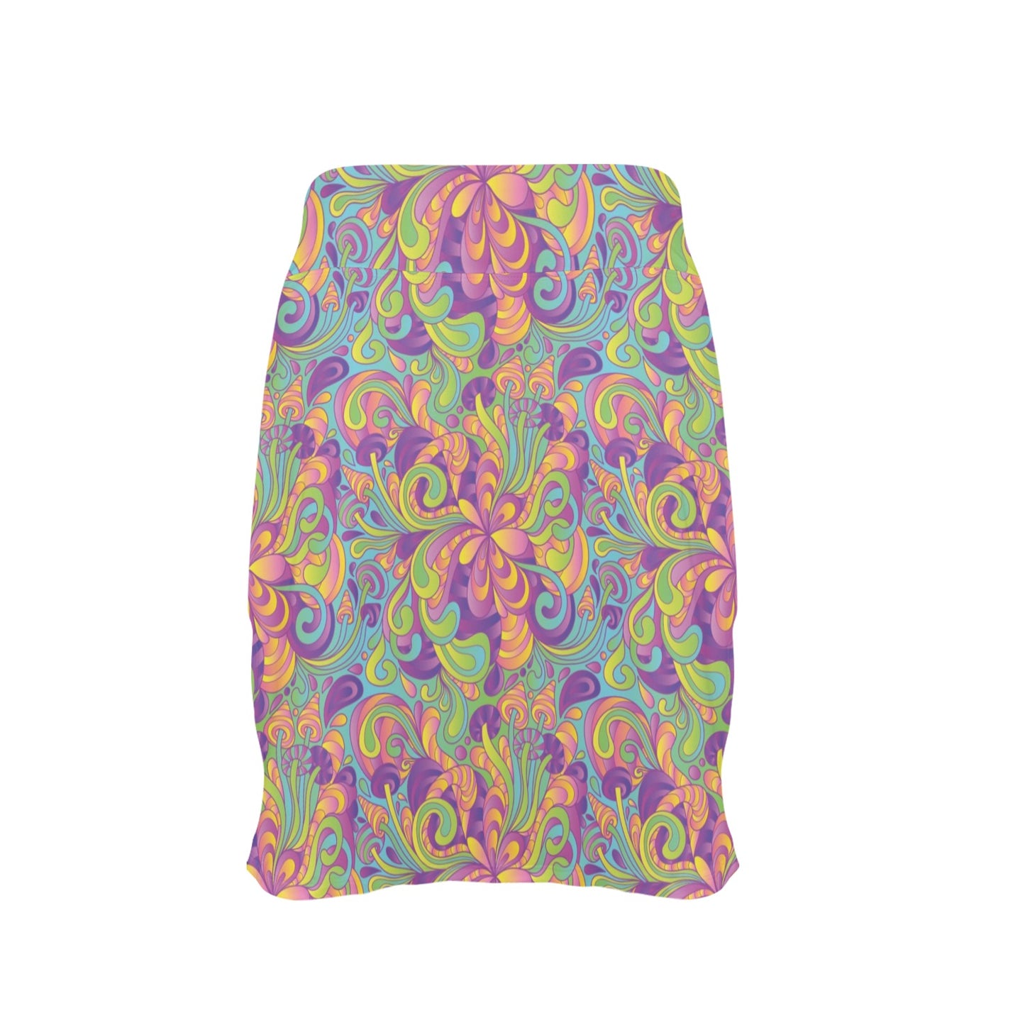 Trippy Print Design LKS306 17" Golf & Pickleball Skort with Pockets