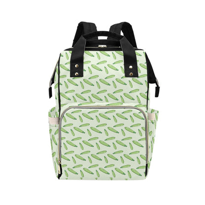 Zucchini Print Design LKS302 Diaper Bag Backpack