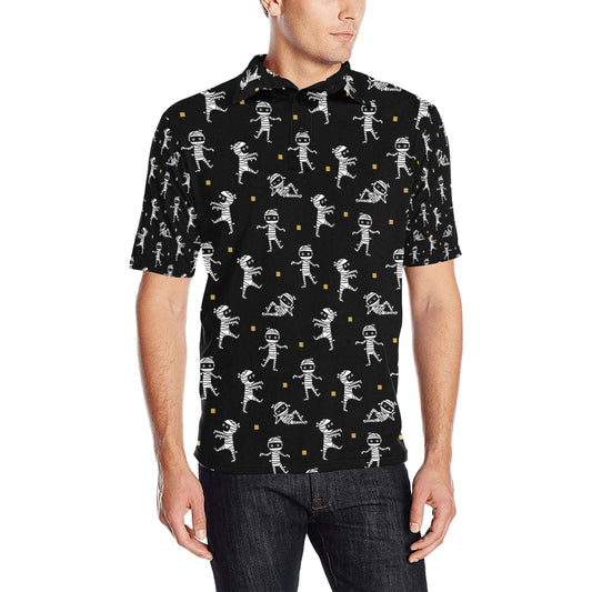 Mummy Cute Print Design LKS301 Men Polo Shirt