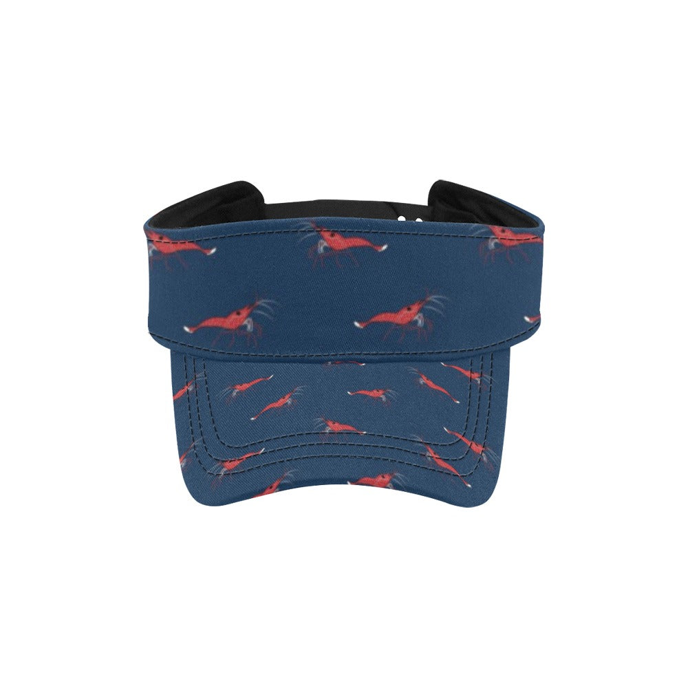 Shrimp Print Design LKS305 Unisex Sun Visor