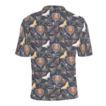 Dragonfly Print Design LKS404 Men Polo Shirt