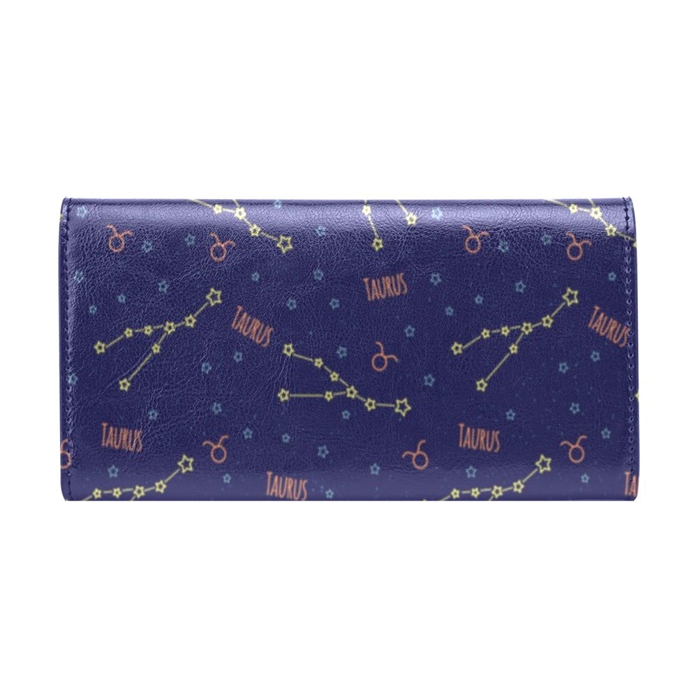 Taurus Print Design LKS301 Women's Trifold Wallet