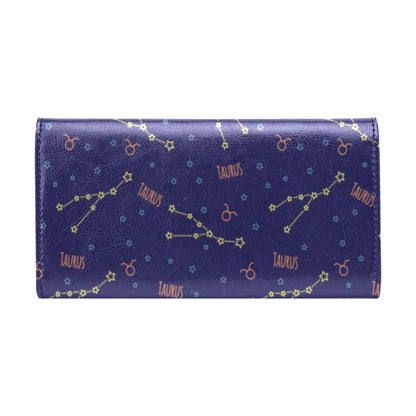 Taurus Print Design LKS301 Women's Trifold Wallet