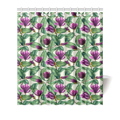 Magnolia Pattern Print Design MAG07 Shower Curtain