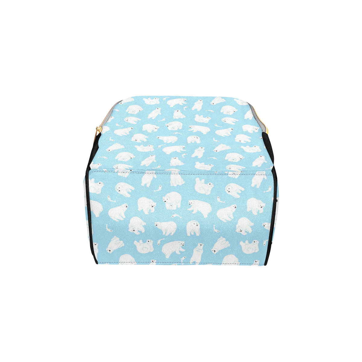 Polar Bear Pattern Print Design PB01 Diaper Bag Backpack