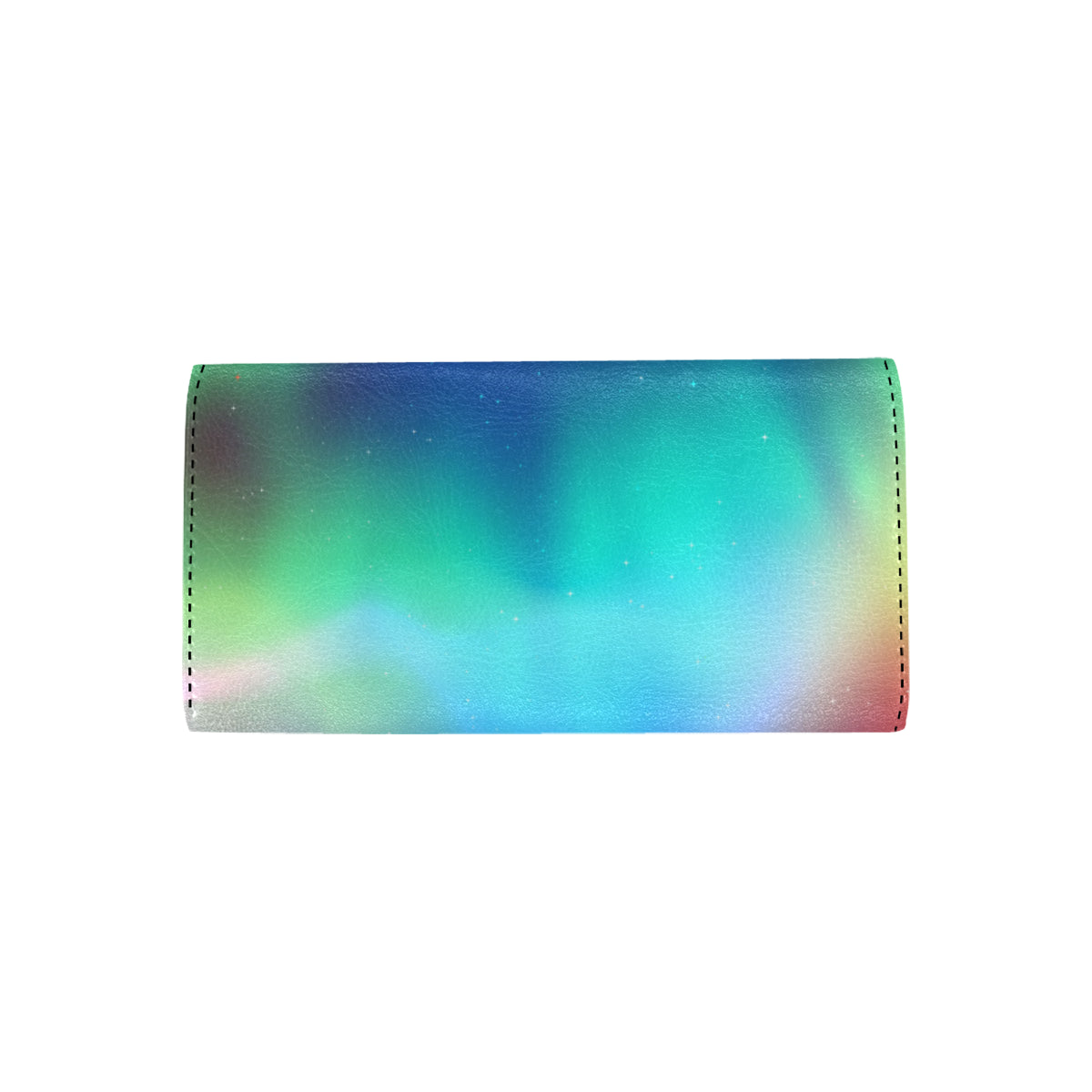 Aurora Borealis Pattern Print Design 02 Women's Trifold Wallet